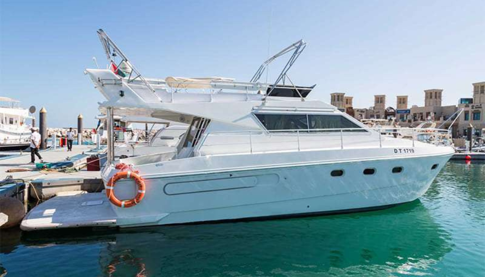 Yacht 44 Feet Rental in Dubai Up To 12 Persons