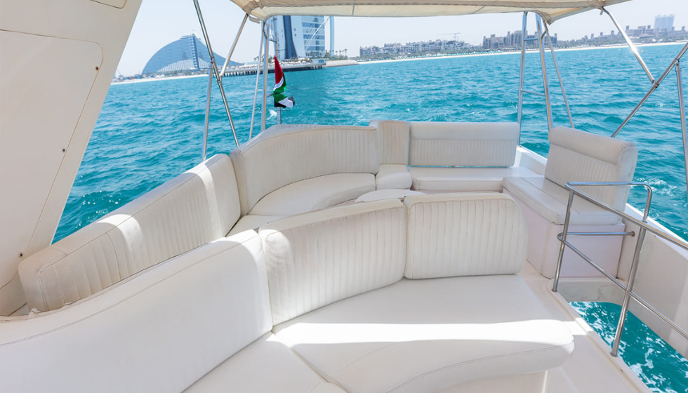 Yacht 55 Feet Rental in Dubai For 12 Persons