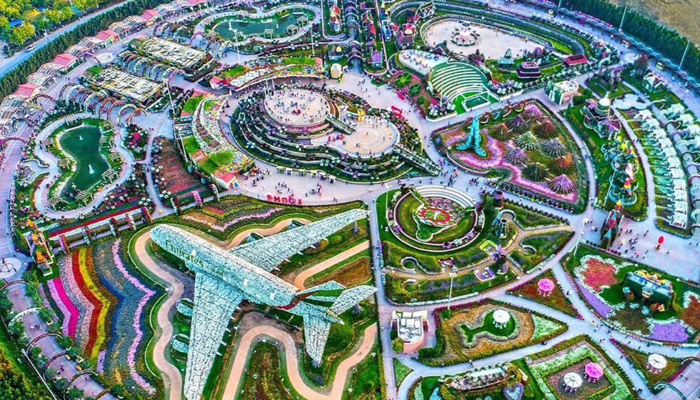 Парк Miracle Garden (сад чудес) в Дубай